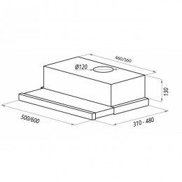 Вытяжка MAUNFELD VSH 60 INOX GI
