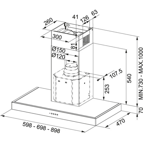 Вытяжка Franke FORMAT FDF 6457 XS