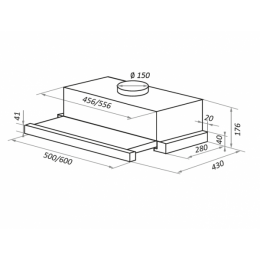 Вытяжка MAUNFELD VS Light 60 INOX