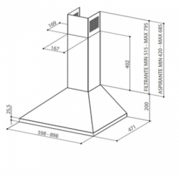 Вытяжка FABER VALUE SL 4 2L W A60