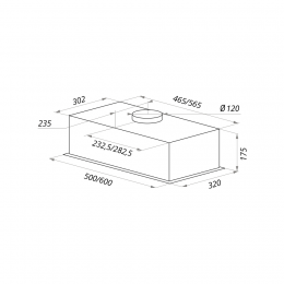 Вытяжка MAUNFELD Crosby PUSH 60 INOX GI