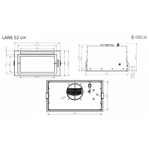 Вытяжка ELICA LANE IX/A/52