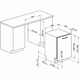 Посудомоечная машина SMEG STA4505IN