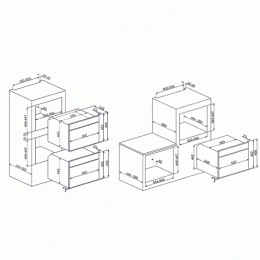 Микроволновая печь SMEG SF4102MN