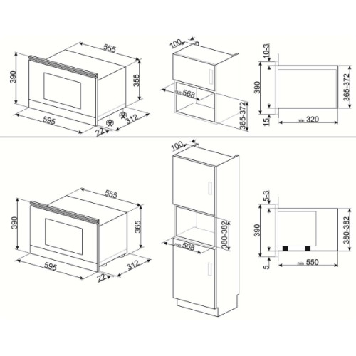 Микроволновая печь SMEG MP122N1