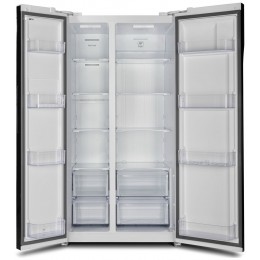 Холодильник HYUNDAI CS6503FV Белое Стекло