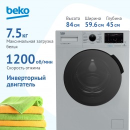 Стиральная машина BEKO WSPE7H616S