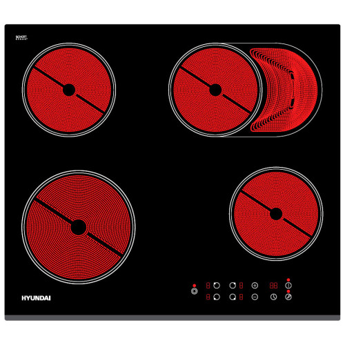 Варочная поверхность Hyundai HHE 6680 BG