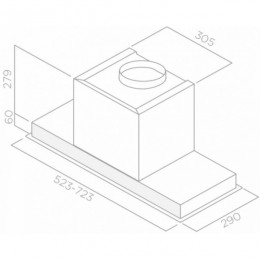 Вытяжка ELICA HIDDEN 2.0 IXGL/A/52